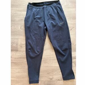 Nike Therma-FIT size large blue tapered fitness pants sweat pants
